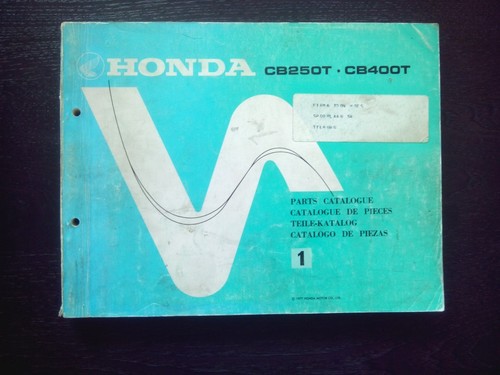 Honda 250 400 cb250t - cb, t