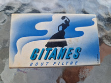 PACCHETTO SIGARETTE VUOTO OLD CIGARETTES PACKET EMPTY-  GITANES  -SS