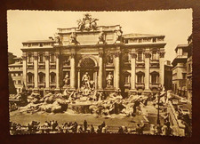 Cartolina Roma Fontana di