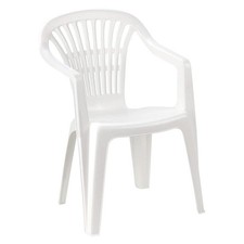 SET 6 PZ SEDIA BIANCA POLTRONA