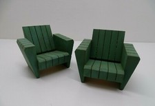 🟢 COPPIA POLTRONE IN LEGNO PROTOTIPI 1950 DESIGN MARCO ZANUSO -GIO PONTI-M-712