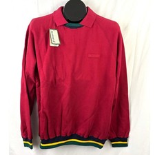 Polo Lacoste IZOD rossa manica