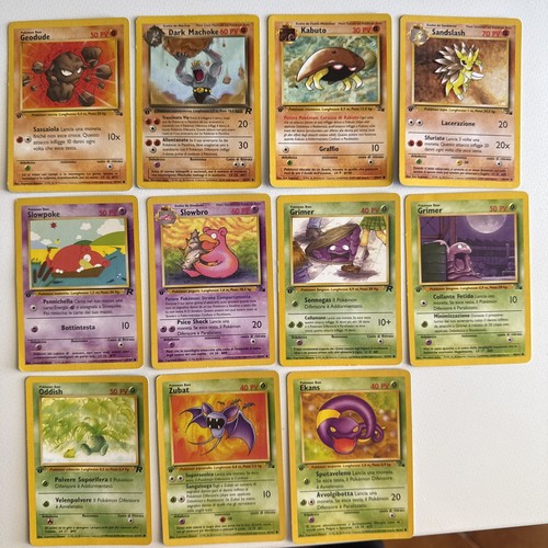 Lotto carte pokemon prima - carte,