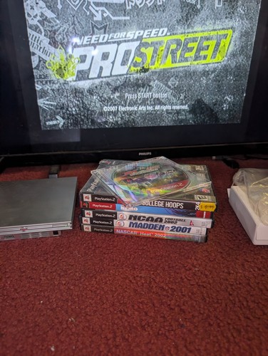 Sony playstation ps2 silver - ps2,