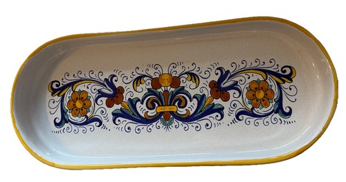 Deruta ceramiche vassoio ovale - deruta,