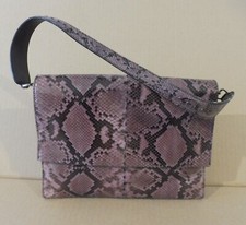 Prada borsa donna in pelle di pitone nuova pochette bag