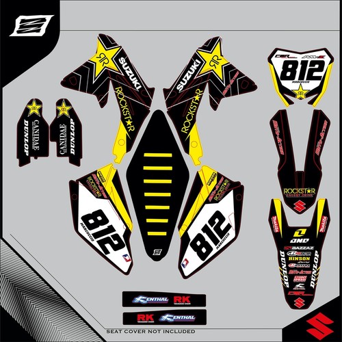 Kit grafiche suzuki adesivi - adesivi, in