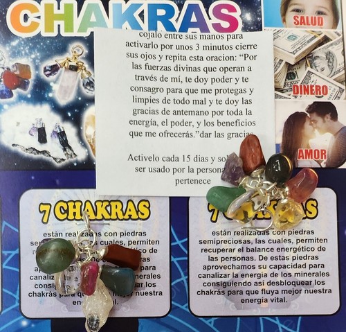 Chakra amuleto cuarzos - chakra,
