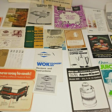 Vintage appliance books for - 23,