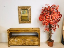 Mobile Consolle + Specchio stile COUNTRY legno massello 120x55xh80cm SU MISURA