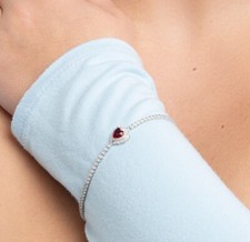 BRACCIALE TENNIS CUORE ROSSO