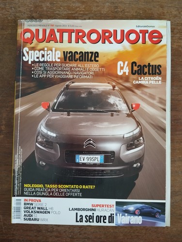 2014 quattroruote agosto - 2014,