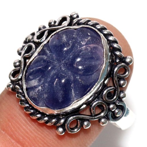 Anello zaffiro simulato - anello,