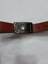 CINTURA ARMANI JEANS CUOIO LUNGHEZZA 97 CM MADE IN ITALY FIBBIA INVECCHIATA