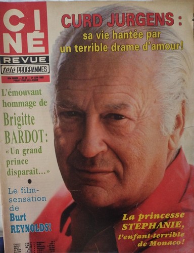 Cine revue curd jurgens burt - cine, revue/curd