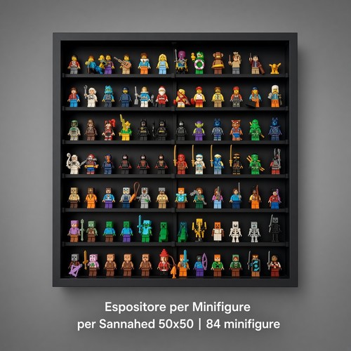 Espositore per minifigure - espositore,