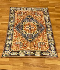 Tappeto punto catena cashmere