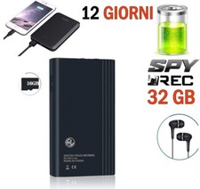 Registratore spia micro audio spy mini vocale microspia digitale