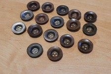 Set di 17 bottoni da soldato