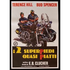 manifesto 2 SUPERPIEDI QUASI PIATTI terence hill bud spencer moto harley W16