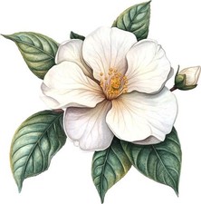 Adesivo vinile colorato fiore