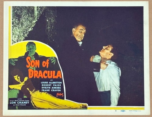 Son dracula lon chaney - of,