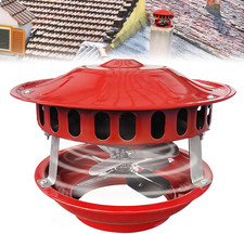 Aspiratore Fumo Da 100W, Ventilatore per Camino Ventola Aspirazione Da 12-21Cm E