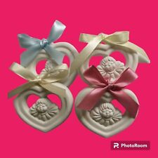 1x Cuore Angelo bomboniera Nascita Battesimo Comunione Cresima Matrimonio 