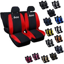 COPRISEDILI AUTO COMPATIBILI CON 600 MADE IN ITALY SET COMPLETO VARI COLORI