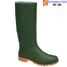 Stivali Uomo PVC Altezza Ginocchio Antiscivolo Per Caccia Pesca Lavoro Verde