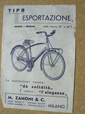 ZANONI MILANO pubblicita