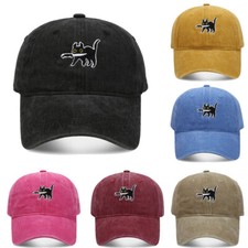 Berretto baseball cotone lavato donna vintage ricamo papà cappello sole camionista esterno