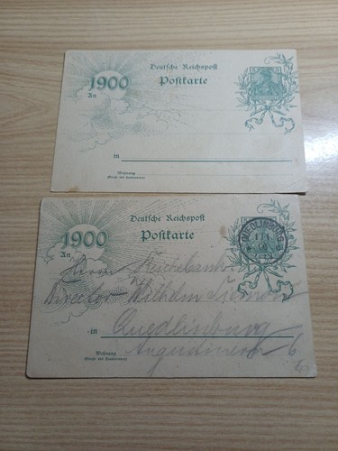 Germania 1900 cartoline - germania, 2
