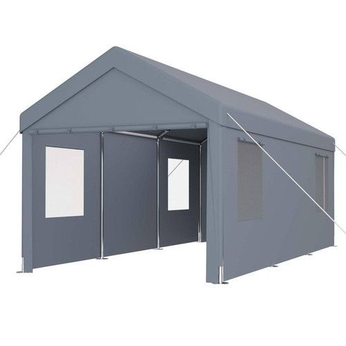 Garage portatile grigio ft - garage,