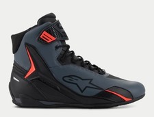 ALPINESTARS - SCARPE TECNICHE MOTO FASTER-4 - NERO/GRIGIO/ROSSO FLUO
