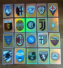 FIGURINE CALCIATORI PANINI  SET COMPLETO SCUDETTI FUORI RACCOLTA 2019 - 20