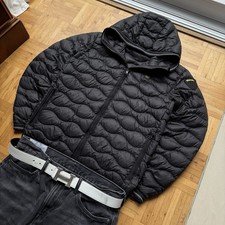 Blauer USA Vintage Puffer Piumino Wave Design Giacca Invernale | Taglia S | Y2k Style