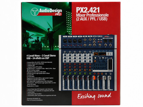 Audio design px2 421 mixer - design,