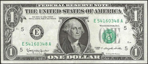Usa banconota 1 dollaro - -,