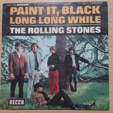 Rolling Stones Paint It Black Decca 45 Giri France Antar 1972