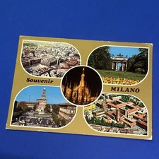 SOUVENIR DI MILANO - CARTOLINA A COLORI