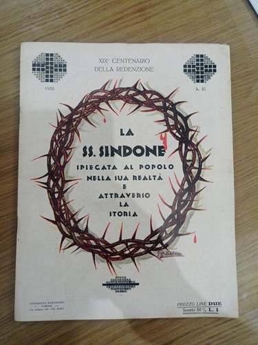 Sindone spiegata al - ss.,