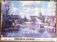 Manifesto Antica Romorantin Lanthenay Sologne Vintage Poster Turismo Francia