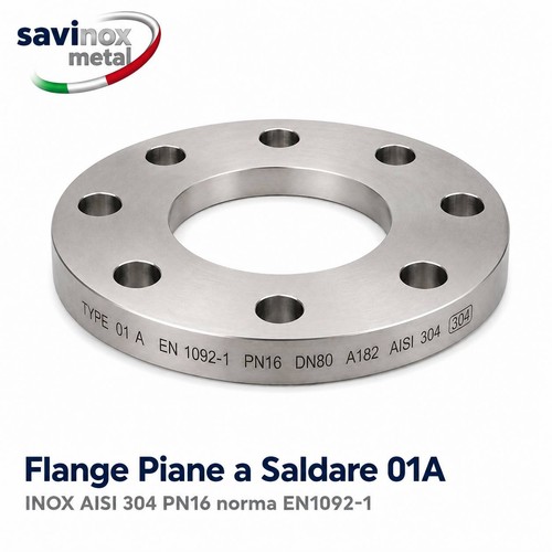 Flange piane saldare - saldare, 01a