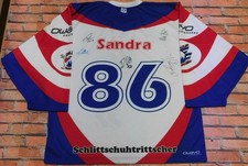 MAGLIA SHIRT TRIKOT ICE HOCKEY GHIACCIO DIE ADLER MANNHEIM SANDRA 86 tg. XL