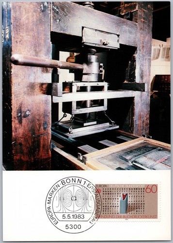 Bund maximumcard bonn 1983 - maximumcard,