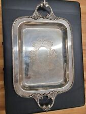 vassoio piatto argento sheffield