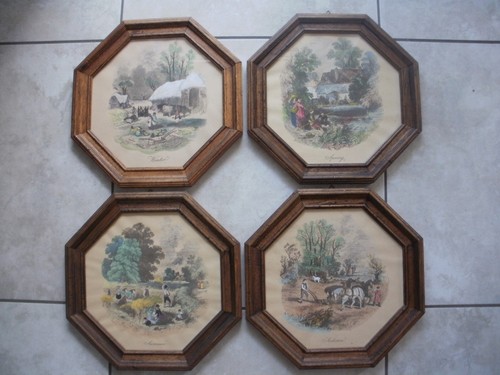 Quadri stampe ottagoni - stampe, vintage