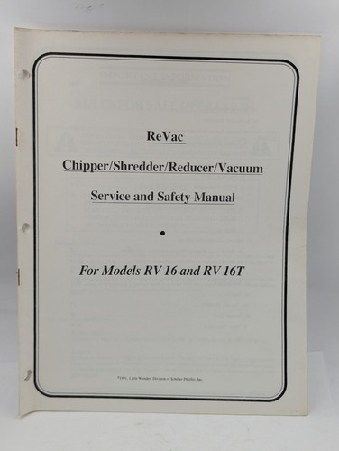 Revac rv16 rv16t manuale - rv16t, di