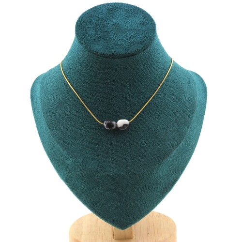 Collana perle diaspro - 2,